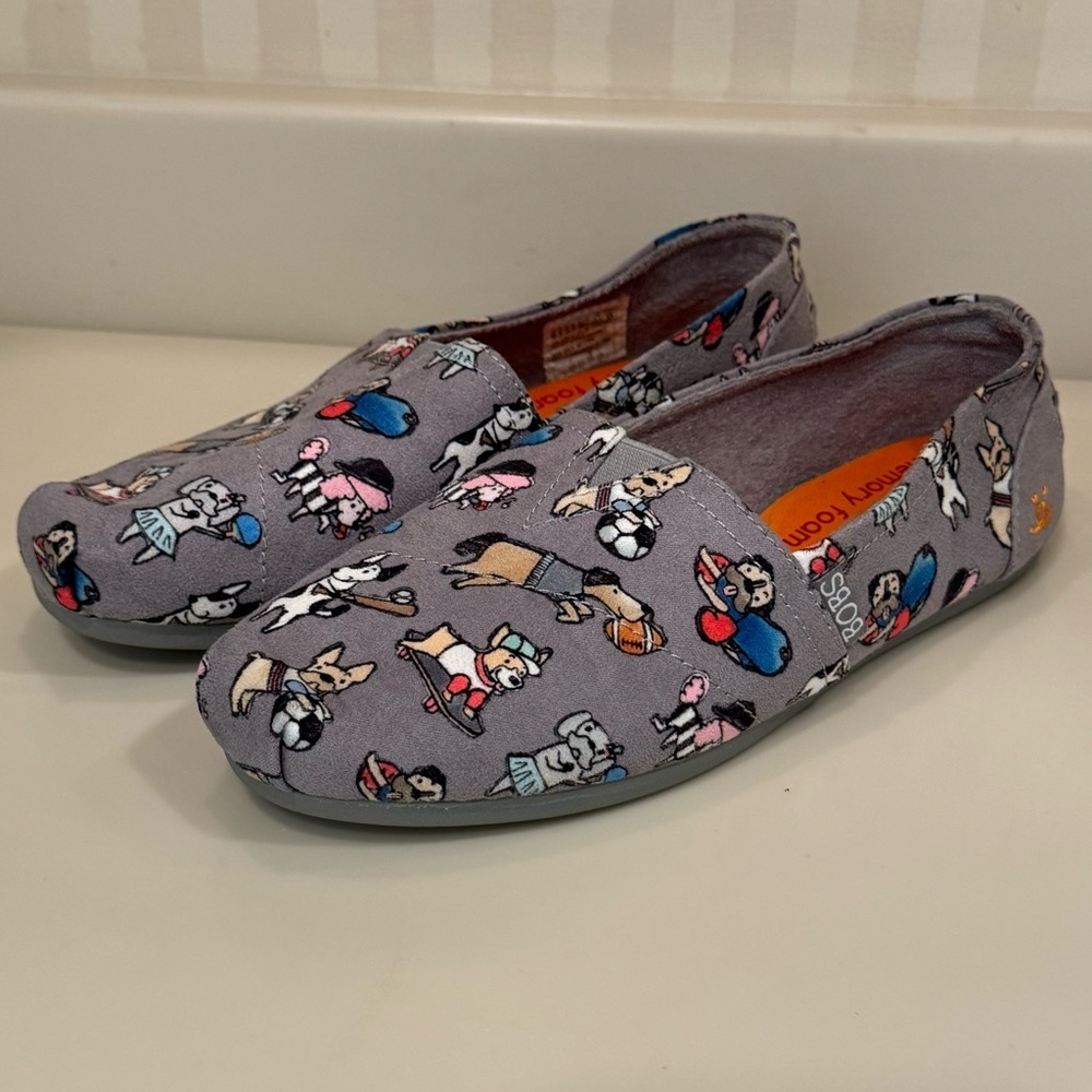 Bobs Plush Sporty Dogs Casual Slip-On Flats Bobs For Dogs New - Picture 7 of 16